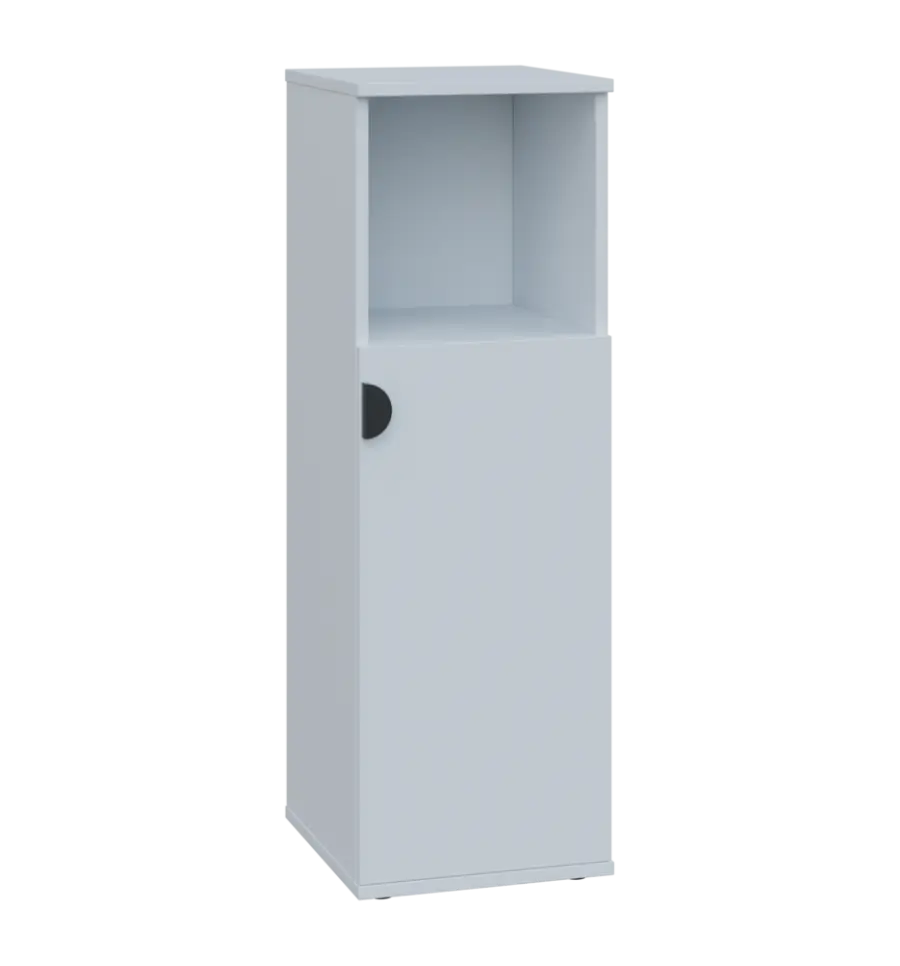 TN 3 - 3DN kancelářská skříň, 1-dveřová/nika, pravá, 1107x360x400, bílá